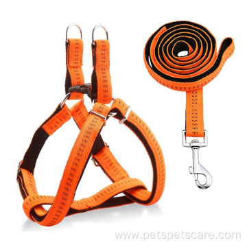 Color Reflective Dog Harness And Leash Set Wholesale